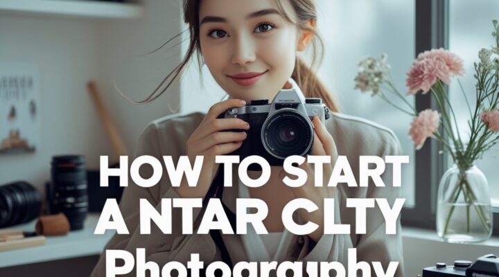 How to Start a Photography Blog